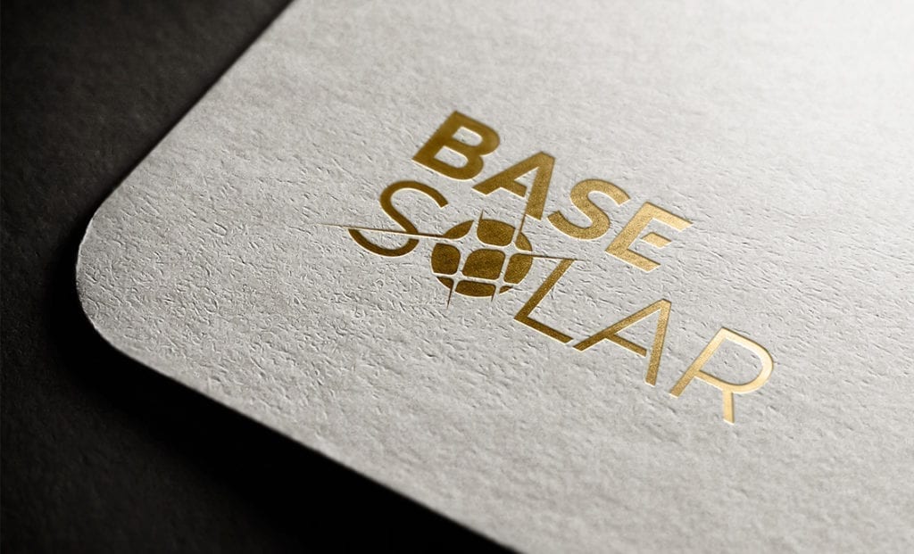 การออกแบบโลโก้ Base Solar
